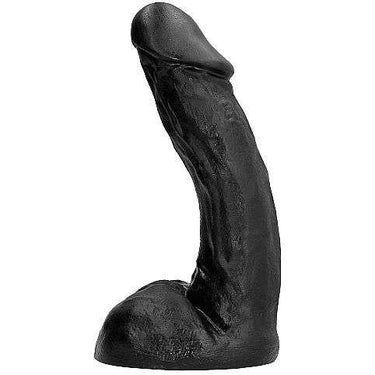 Dildo All Black Piegato Stimolazione Punto G e Anale 28 cm